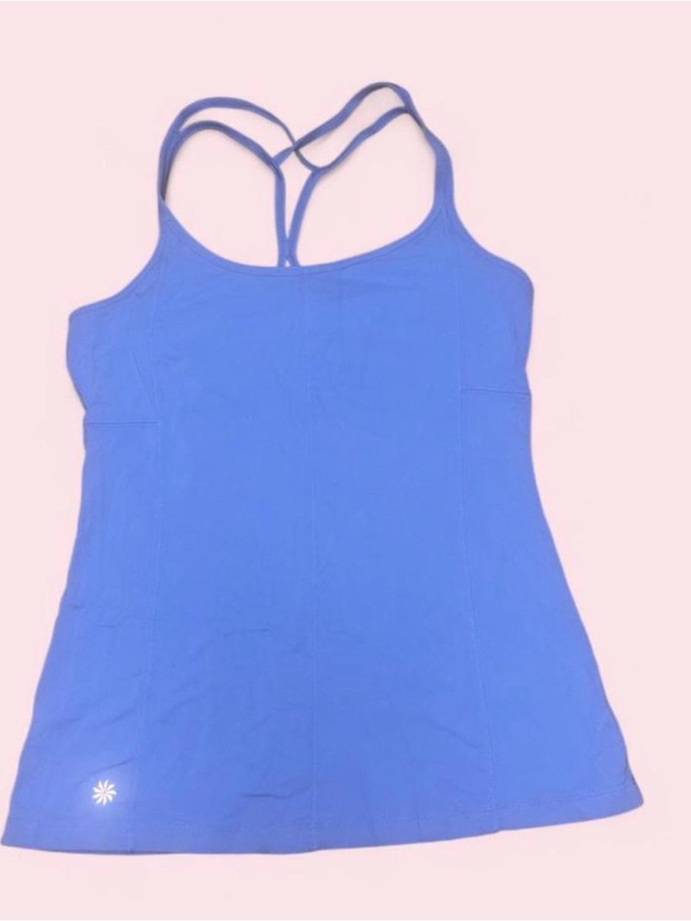 Athleta Periwinkle Strappy-Back Tank Top
